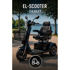 3 hjulet el-scooter 