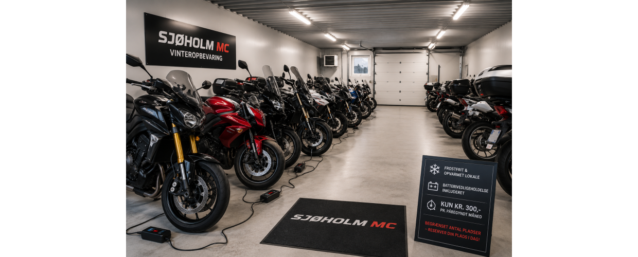 Vinteropbevaring af din motorcykel