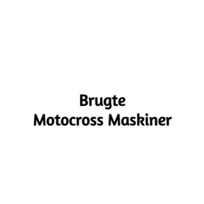 Brugte Motocross Maskiner 