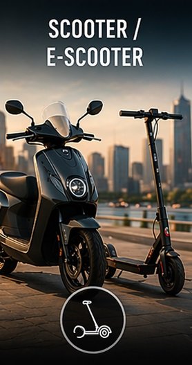 Scooter, E-Scooter, Kabine Scooter