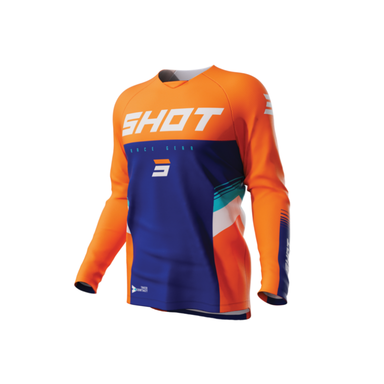 SHOT Jersey Kids  - Raw Tracer Neon Orange 