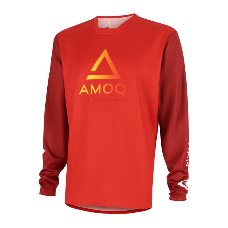 AMOQ - MX Jersey Ascent Comp Red/Dark Red