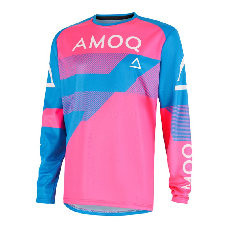  AMOQ - MX Jersey Ascent Strive V2 Sky Blue/Pink
