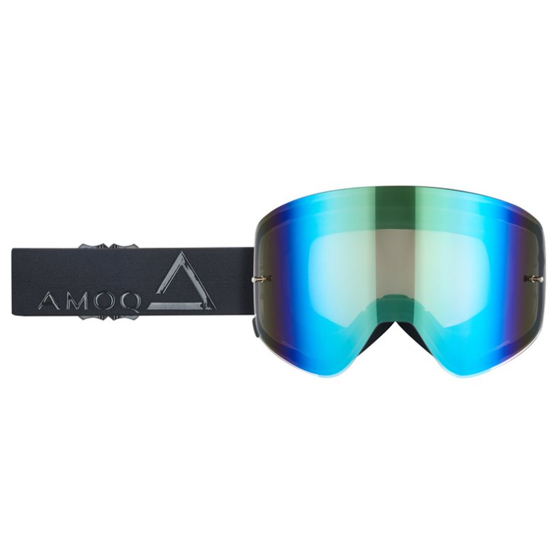 AMOQ MX Goggles Vision Magnetic Blackout - Gold Mirror