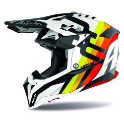 Airoh Aviator 3 - Rainbow White Gloss