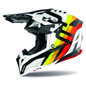 Airoh Aviator 3 - Rainbow White Gloss