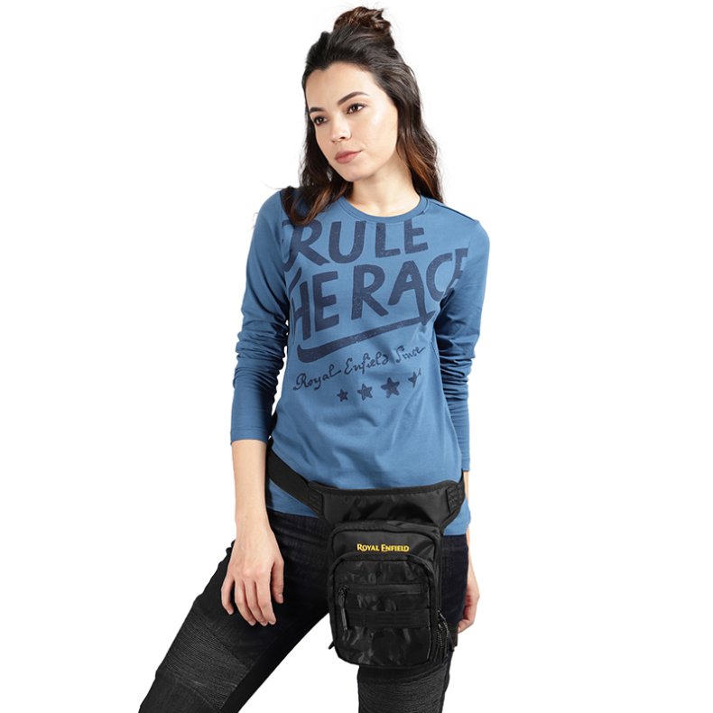 Royal Enfield T-Shirt - Rule the Race - Blue