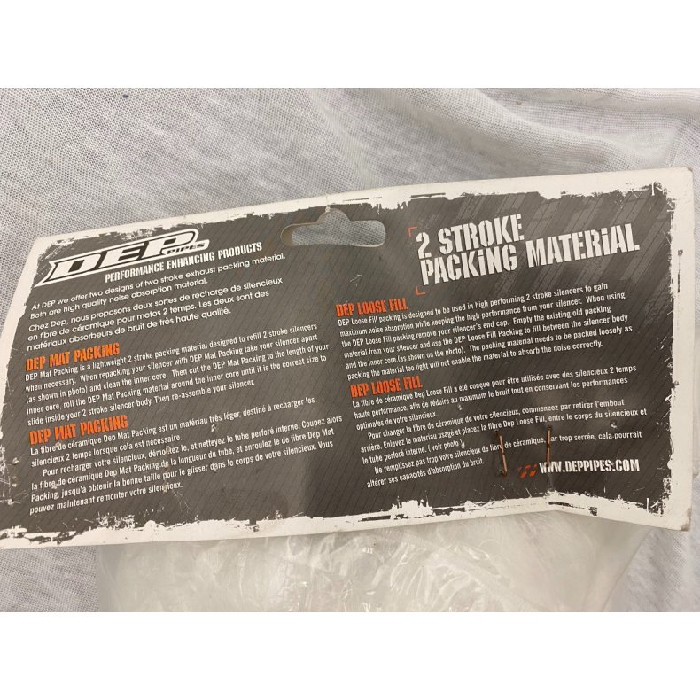 2 Stroke Mufler Packing - Dep Pipes