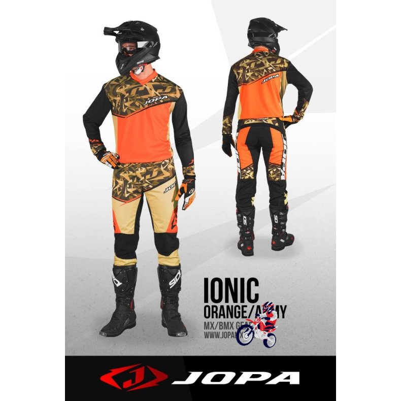 JOPA MX - Iconic Army/Orange Str. L/34
