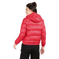 Royal Enfield - Hoodied Puffer Jacket - Red