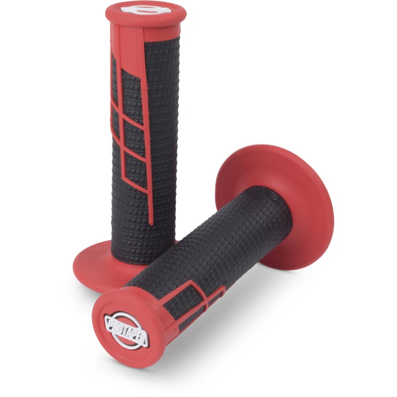 Protaper - ClampOn Grips 1/2 Wafflet Red/Black