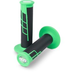 Protaper - ClampOn Grips 1/2 Wafflet Neon Green/Black