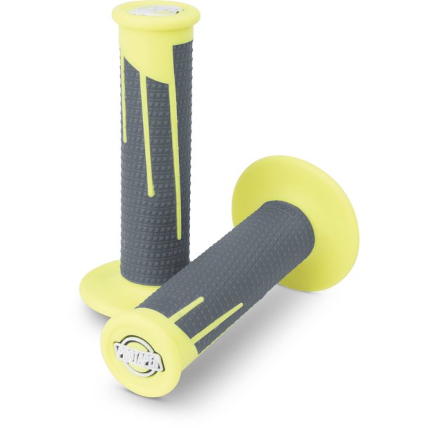 Protaper - ClampOn Grips Full Diamond Neon Yellow/Dark Grey