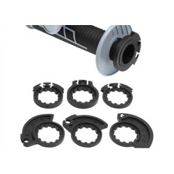 Protaper - ClampOn Grips 1/2 Wafflet Red/Black