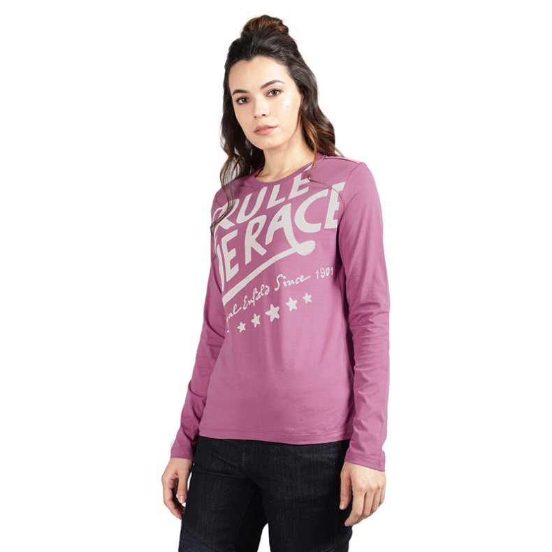 Royal Enfield T-Shirt - Rule the Race - Pink