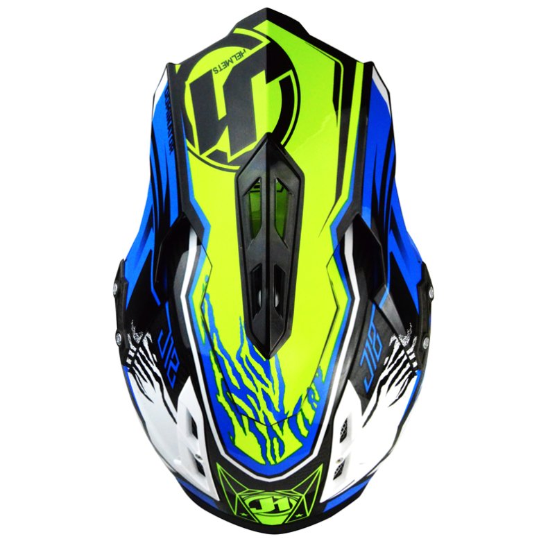 JUST 1 - J12 - Dominator Neon Yellow/Blu