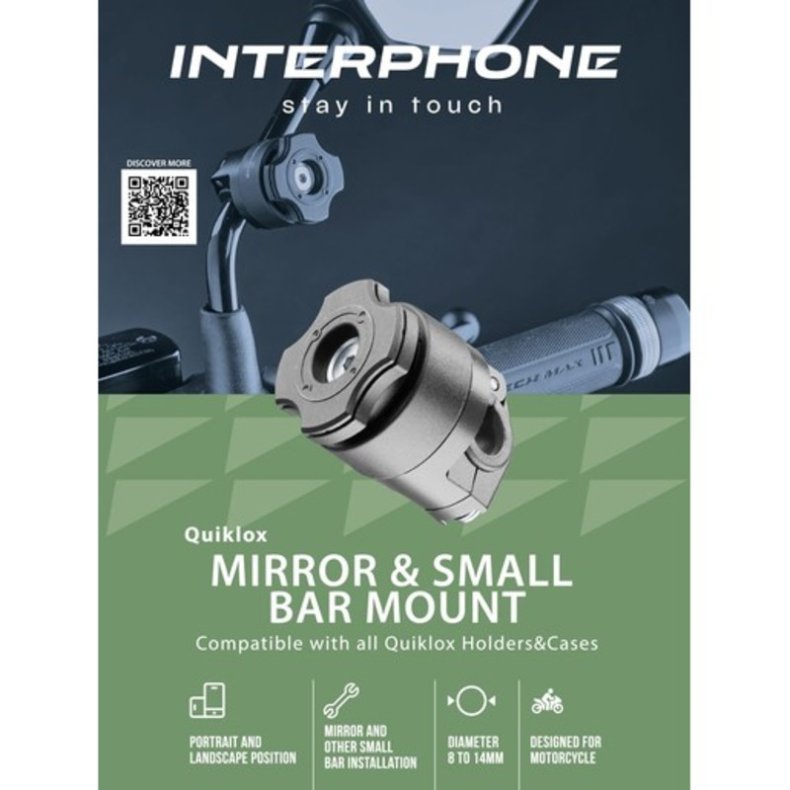 Interphone Quiklox Mirror Mount